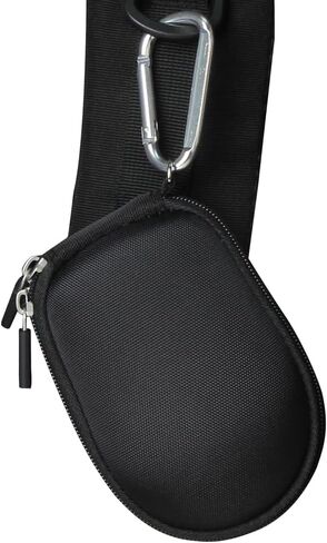Anleo Storage Case for Logitech MX Anywhere 3S / Anywhere 3 / Anywhere 2S / Anywhere 2- IP54 Waterproof Cover with Shockproof Design & Carabiner Hook （Black） in Kuwait
