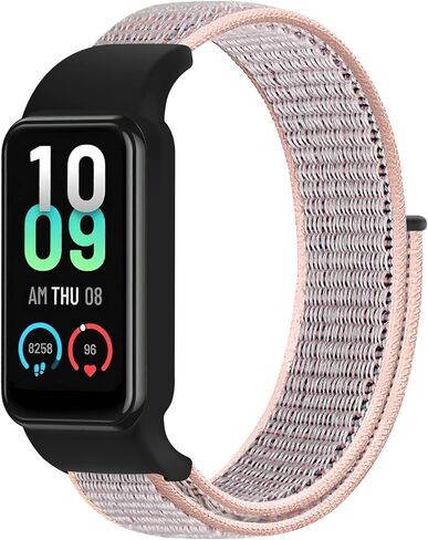 حلقة منفردة نايلون نايلون لفرقة Amazfit 7 ، حزام بديل قابل للتعديل من Wirstband Sport Wirstband لـ Amazfit Band 7 Women Men in Kuwait