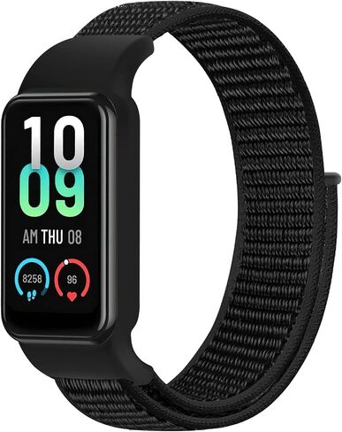 حلقة منفردة نايلون نايلون لفرقة Amazfit 7 ، حزام بديل قابل للتعديل من Wirstband Sport Wirstband لـ Amazfit Band 7 Women Men in Kuwait