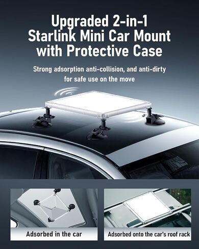 جبل Mini Mini ، 2 في 1 في 1 كوب شفط سقف السيارة مع علبة واقية ، شفط قوي وتأمين ، متعدد الاستخدامات للسيارة ، RV ، فتحة سقف ، نافذة ، شاحنات ، قارب ، ملحقات اليخوت in Kuwait