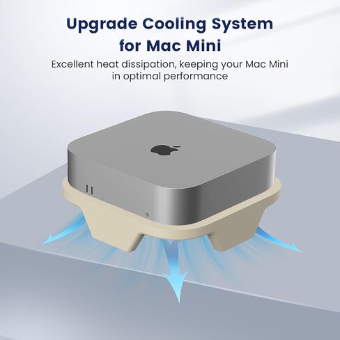 حامل سطح المكتب السيليكون لـ Mac Mini M4 ، مضاد للخلع ، وتجنب ارتفاع درجة الحرارة ، والوصول إلى زر الطاقة السهلة وتنظيم المكتب ، والملحقات MAC Mini الأساسية (رمادي) in Kuwait