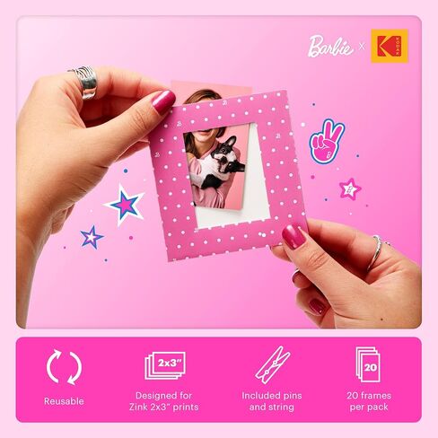 Kodak x Barbie 96-pocket Photo Album for Barbie Instant 2x3" ZINK Zero Ink Photo Paper in Saudi Arabia