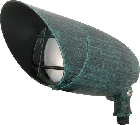 Nuvo 62/1207 One Light 12.2-Inch LED Landscape Floodlight, 12W/120V, 3000K/1240 Lumens, Dark Gray in Kuwait