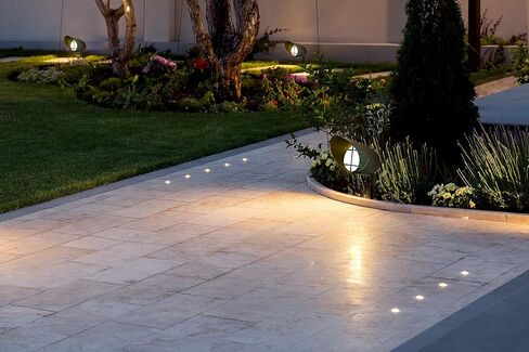 Nuvo 62/1207 One Light 12.2-Inch LED Landscape Floodlight, 12W/120V, 3000K/1240 Lumens, Dark Gray in Kuwait