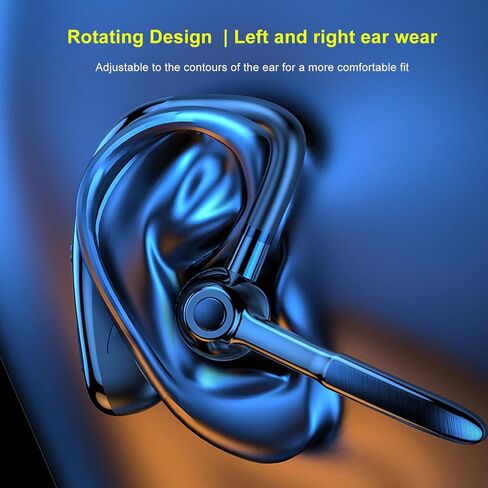 VBESTLIFE Bluetooth Earpiece, Bluetooth 5.2 Earpiece with 20H Talking Time Built in HD Microphone for Cellphones, Hand Headphones for Trucker, Office (Carton Boxed) in Kuwait
