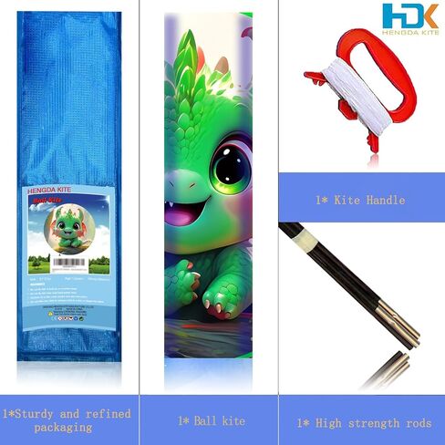 طائرة ورقية مستديرة من HENGDA KITE، للأطفال والكبار، سهلة الطيران، تصميم ممتاز للنسيج والهيكل، الصور جميلة بدقة عالية، مناسبة للمبتدئين (31 × 31) باللون الرمادي. in Saudi Arabia