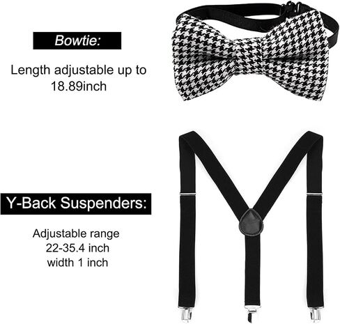 1920s Old Man Costume Set Boys Halloween Cosplay Accessories with Newsboy Hat, Cane, Eyebrows, Suspenders for Kids in Saudi Arabia