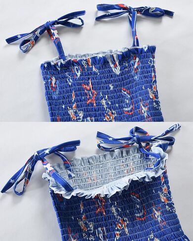 CM-Kid July 4th Dress for Toddler Girls Summer Patriotic Outfit American Flag Dresses in Kuwait