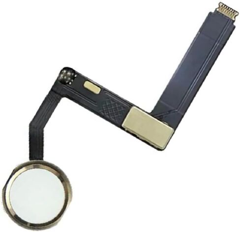 YESUN Home Button Flex Cable Assembly + Home Key Rubber Gasket and Spacer Holder for iPad Pro 9.7" A1673 A1674 A1675 (Gold) in Saudi Arabia