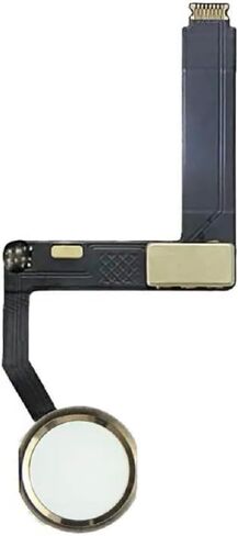 YESUN Home Button Flex Cable Assembly + Home Key Rubber Gasket and Spacer Holder for iPad Pro 9.7" A1673 A1674 A1675 (Gold) in Saudi Arabia