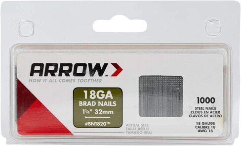 Arrow Co Inc BN1824CS Genuine 1-1/2-Inch 38mm Brad Nails, BN1824CS, 1,000-Pack in Kuwait