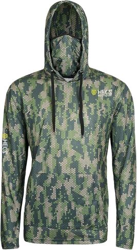 HECS Hunting HECStyle Stealth Screen Hoodie with Face Mask Deer Turkey & Big Game Hunting Accessories & Gear Unisex in Saudi Arabia