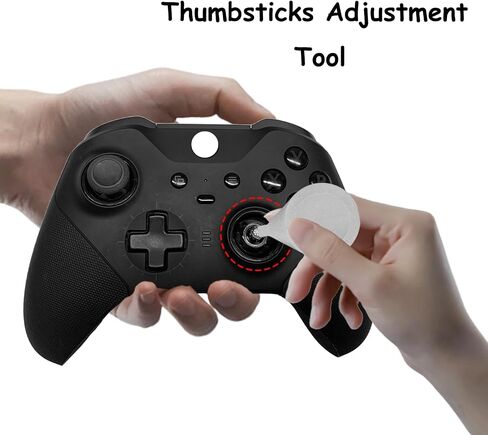 13 in1 Metal Thumbsticks for Xbox One Elite Series 2 Core Controller, Replacement Thumbsticks Paddles Joysticks for Xbox Elite Series 2 with 6 Magnetic Swap Joysticks, 4 Paddles, 2 D-Pads, 1Tool(Blue) in Saudi Arabia