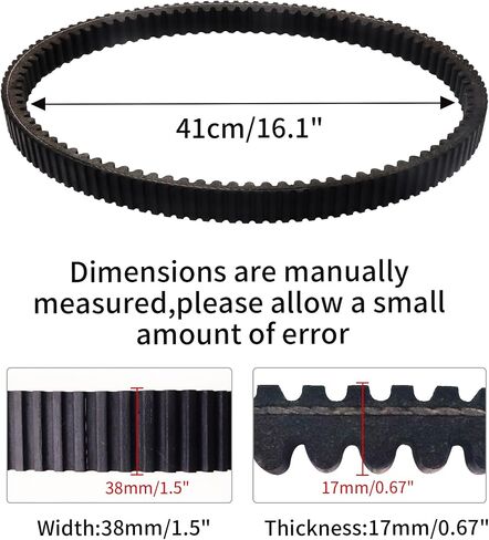 Heavy Duty Drive Belt 3211180, Compatible with Polaris Ranger 900 & 1000 XP/XP4, Replaces 3211196, 3211148, 3211142, 3211149, 3211172 in Saudi Arabia