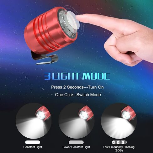 2 Rechargeable Headlights Compatible with Clog, Adjustable Light for Shoes, Flashlights Accesories for Kids Adults Sandals, Clip on Clog, Headlamps Shoes Decorations, Blue in Saudi Arabia