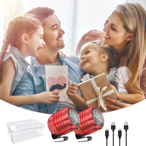 2 Rechargeable Headlights Compatible with Clog, Adjustable Light for Shoes, Flashlights Accesories for Kids Adults Sandals, Clip on Clog, Headlamps Shoes Decorations, Blue in Saudi Arabia