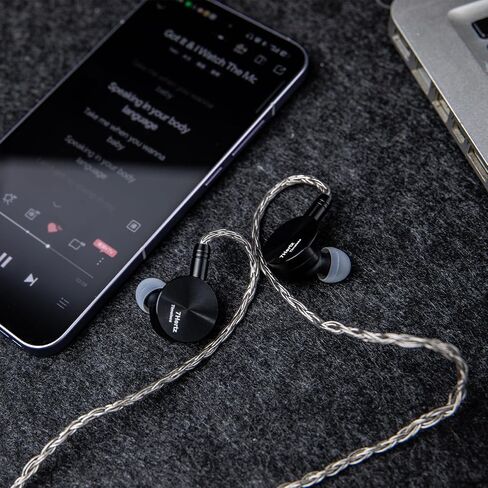 Linsoul Tripowin Zonie Hifi In-OER مراقبة كبل ترقية ، مع MIC Omni ، كابل SPC المطلي بالفضة 16 ، خيارات Type-C/3.5mm ، سلكي خالٍ من تشابك SPC 1.25M لـ Audiophiles (Typec ، MMCX) in Kuwait