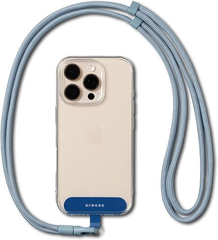 Ringke Holder Link Flow Shoulder Y-Type Designed for Phone Lanyard, Cute Soft Adjustable Crossbody Strap with Tether Tab in Saudi Arabia