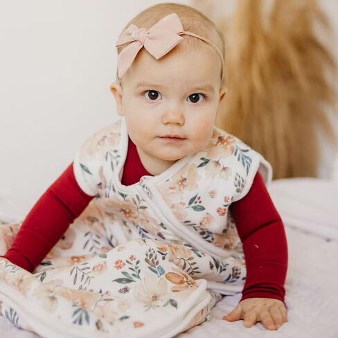 Copper Pearl Sleep Sack: Warm and Cozy Baby Bag in a Variety of Trendy Designs, Safe Alternative to Blankets, Sleeveless Baby Sleep Sack Swaddle Sizes Newborn to 24 Months - Autumn in Kuwait