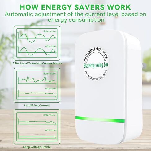 Stop Watt Energy Saving Device, Electricity Saving Box Stopwatt Energy Saving Device, Power Saver Electricity Saving Device Save Electricity, US Plug 90V-250V 30KW 2 Pack in Kuwait