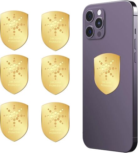 6 PCS ملصق حماية الهاتف الخليوي ، واقي هاتف جديد 5G ، 360 موجات الكهرومغناطيسية مستديرة للهاتف المحمول ، الكمبيوتر ، الراديو ، الكمبيوتر المحمول ، الكمبيوتر اللوحي ، جهاز توجيه wifi ، التلفزيون ، جميع الأكياس الإلكترونية in Kuwait