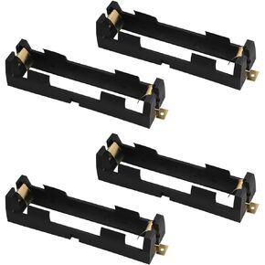 4PCS 18650 SMD Battery Clip Holder Box Case 18650 Battery Copper Contacts Battery Storage Box Case Holder