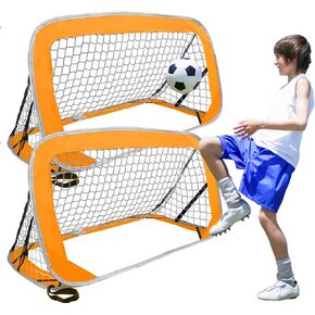 Soccer Goal Set,Soccer net,Pop Up Soccer Goals Net for Backyard Indoor Outdoor, Portable Folding Youth Soccer Goal Training Equipment Mini Net