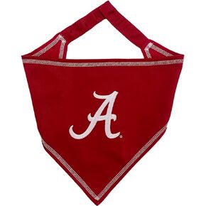 Pets First NCAA Alabama Crimson Tide Tie Bandana, Large/x-Large. Dog Bandana Scarf Bib for Pet Cat Dog. The Ultimate Game-Day, Party Bandana (AL-3550-L-XL)