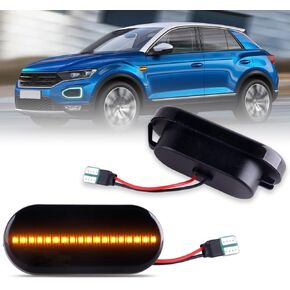 Led Side Marker Lights Amber Front Side Marker Assembly Turn Signal Light lamp Smoked Lens For Volkswagen MK4 Jetta GTI R32 Beetle