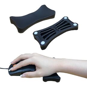 Ergonomic Gliding Palm Rest, Wrist Rest Pad,Sliding Wrist Pad That Moves with Mouse, Designed for Carpal Tunnel Syndrome, Support for Office, Computer, Laptop, Mac, Lightweight with 4 Scroll Wheel