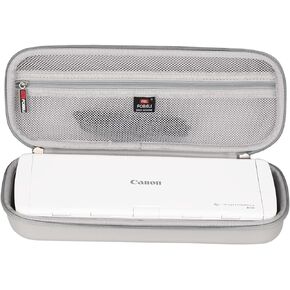 EVA Hard Travel Carrying Case for Canon imageFORMULA R10/P-215II Portable Document Scanner, Portable Storage Bag (Case Only)