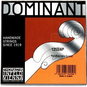 Thomastik-Infeld 135SNP Dominant Violin String Set - 4/4-size with Removable Ball-end E