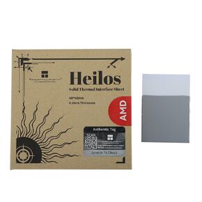 Thermalright Heilos Solid State Thermally Conductive Silicone Grease Sheet for CPU/GPU, Non-Conductive,Desktop/Laptops General Purpose,Solid Thermal Interface Sheet for Intel Specific (30×40×0.2mm)