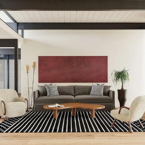 Rugs USA x Arvin Olano Mandia Striped Wool Area Rug, 3' x 5', Charcoal in Kuwait