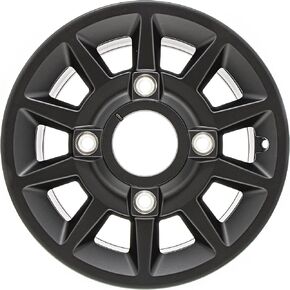 Polaris RZR Front Rim 14 in. X 6 in. Wide, Flash Black, Genuine OEM Part 1522842-655, Qty 1