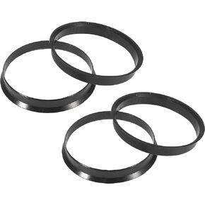 X AUTOHAUX 4pcs Plastic 63.4mm to 65.1mm Car Hub Centric Rings Wheel Bore Center Spacer