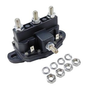 12VDC 6 Terminal Winch Motor Reversing Solenoid Relay Switch, polarity reversing solenoid | Fits for Trombetta Cole Hersee | OE#: 24450BX 214-1211A11 214-1211A11-06 214-1211A51 214-1211A61 214-1231A11