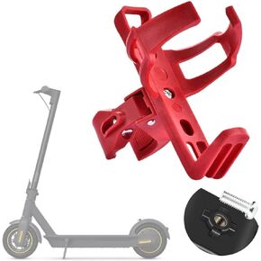 Scooter Cup Holder - Bike Bottle Holder 360 Degrees Rotation, Anti-Slip Fast Dismounting Accessories Cup/Bottle Drink Holder fit for Electric Scooter Wheelchair Electric Motorcycle, Black