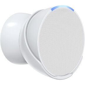 Maxonar Wall Mount for Ech0 Pop, Ech0 pop Wall Mount Smart Speaker Stand Holder Save up Space Cable Management - White