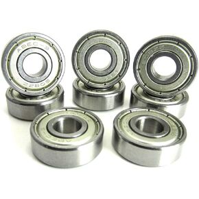 8x22x7mm ABEC 3 Precision Skate Ball Bearings Metal Shields (8)