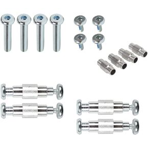 Inline Skates Replacement Axles Skate Upgrade Kit with Aluminum Bearings Spacers