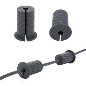 Starlink Cable Routing Kit,Starlink Cable Installation Kit,Starlink Mounting Accessories,2* Grommets, 1" Spade Drill Bit, 5/16" Drill Bit, 15 Wall Clamps (Black)