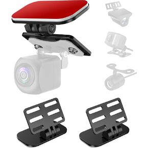 Universal Rear Camera Mount,(Adhesive-2PCS) Backup Camera Bracket Rear Dash Cam Windshield Mount, Car Rear Camera Backup Camera Holder,Rear View Mirror Camera Mount Rear Window Camera Mount