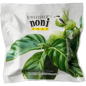 Kingfisher's Noni Soap, 100% Natural, Made with Noni Oil & Noni Extract for Gentle Cleansing and Hydration, Handmade Soap, Perfect Cleanser for Combination and All Skin Type, 100g in Saudi Arabia