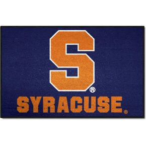 FANMATS - 3089 NCAA Syracuse University Orange Nylon Face Starter Rug 19"x30"