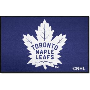 FANMATS - 10283 NHL Toronto Maple Leafs Nylon Face Hockey Puck Rug 27" diameter