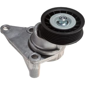 38158 Belt Tensioner and Pulley Assembly (w/3 Bolt Design) Fit For 02-08 Cadillac Escalade/Chevy Express Silverado Suburban 1500 Tahoe/GMC Envoy Savana Sierra Yukon XL 1500 /Hummer H2 /9-7x
