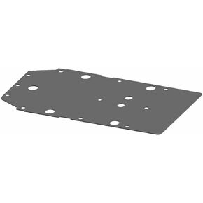 Polaris RZR Skid Plate, Front, Plastic, Gloss Black, Genuine OEM Part 5438148-070, Qty 1