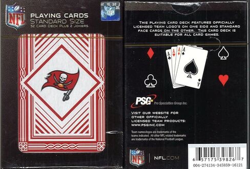 بطاقات اللعب الكلاسيكية من إن سي إن إف إل تامبا باي بوكانيرز in Kuwait