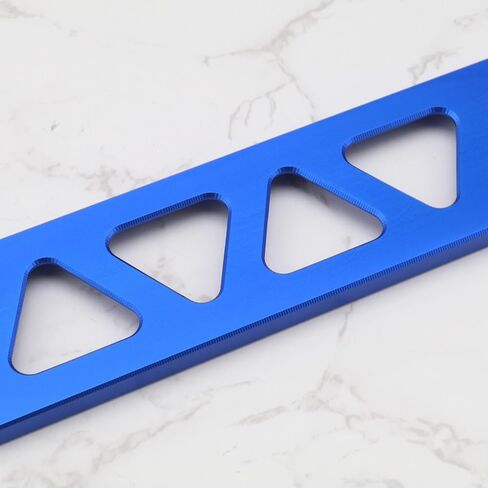 eMagTech Battery Mounting Bracket Car Battery Tie Down Bracket Fit for 175mm/6.89in Or Narrower Batteries Aluminum Alloy Battery Mount Holder Car Accessories Blue in Saudi Arabia